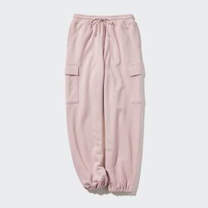 UNIQLO Sweat Cargo Pants Pink Medium